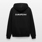 "EUROPEAN" - Männer Premium Kapuzenjacke - black