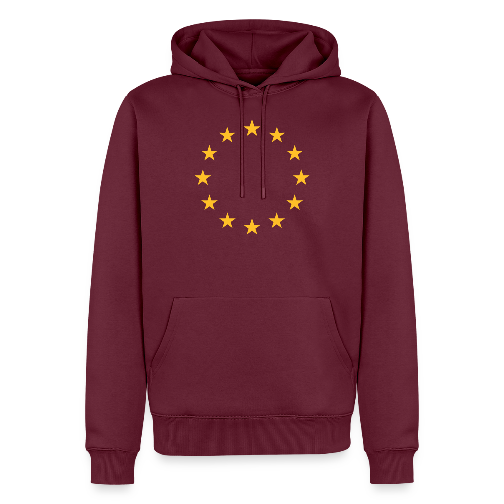 "12-Stars" - Men’s Premium Hoodie - burgundy