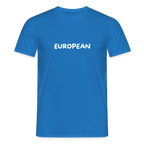 "EUROPEAN" Männer T-Shirt - royal blue