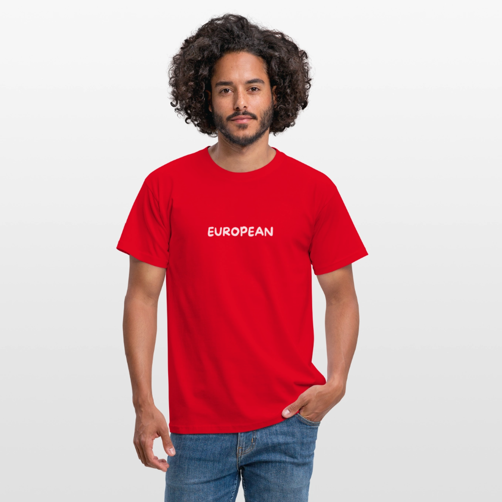 "EUROPEAN" Männer T-Shirt - red