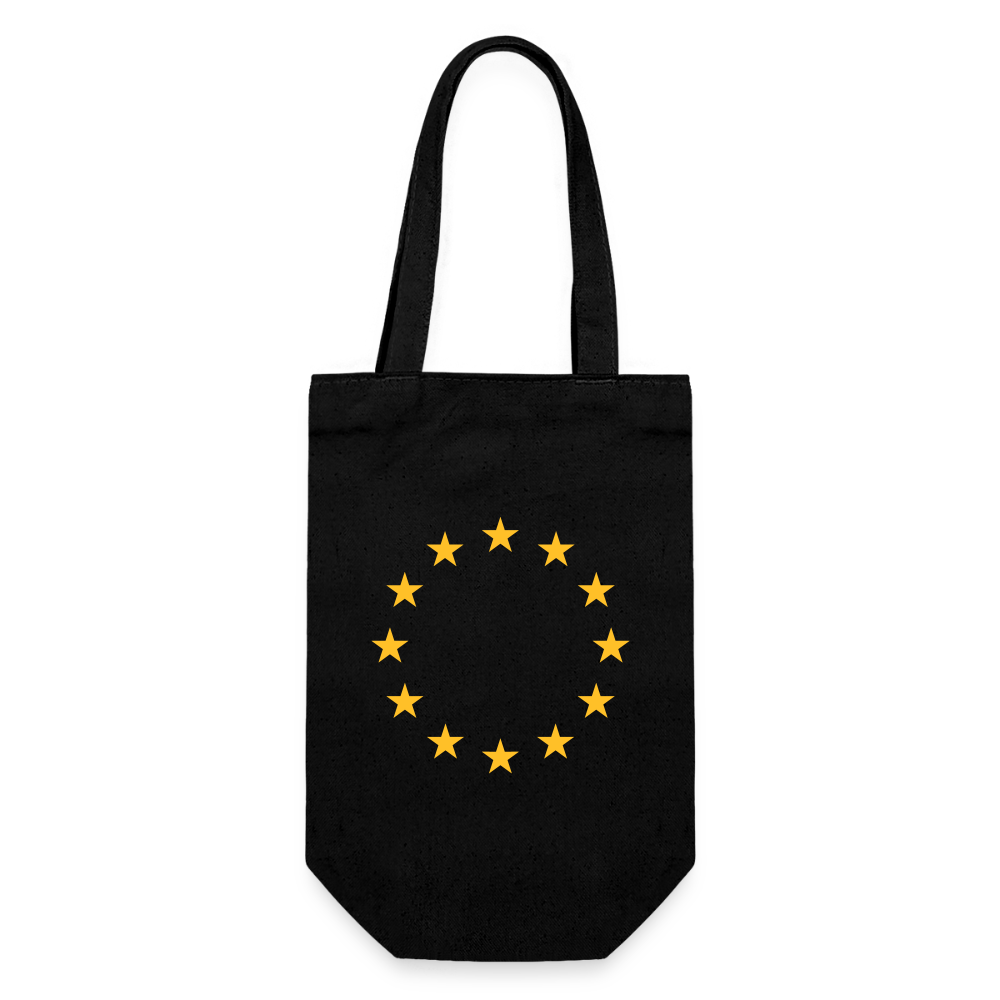 "12-Stars" - Gift Bag for Bottles - black