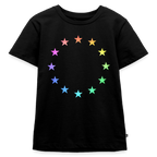 Kids' Premium T-Shirt - "12 Stars - LGBTQ" - black