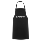 "EUROPEAN" - Kochschürze - black