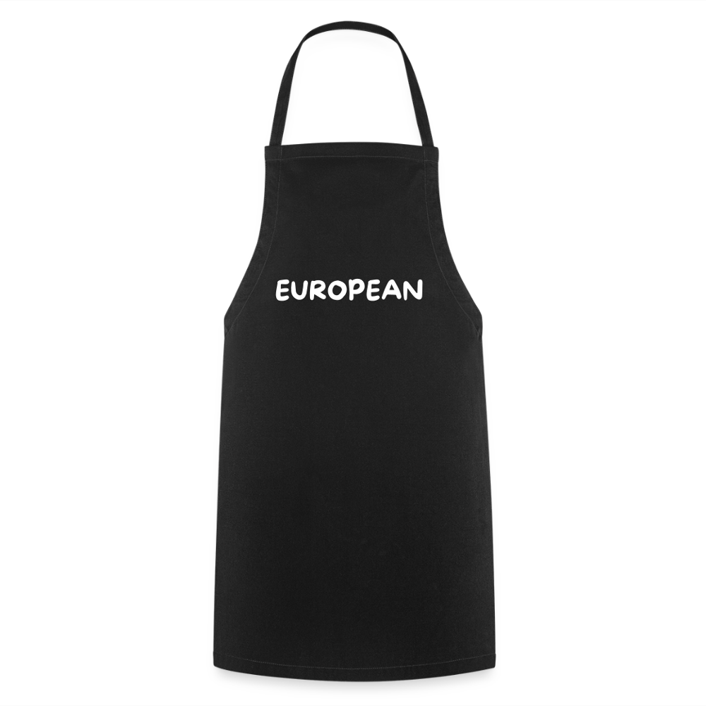 "EUROPEAN" - Kochschürze - black