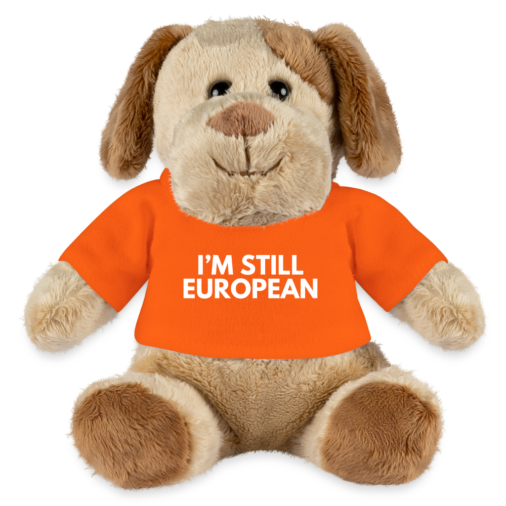 "I'M STILL EUROPEAN" - MiniFeet® Hund Helge - golden orange