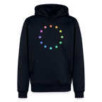 Men’s Premium Hoodie - "12 Stars - LGBTQ" - navy