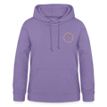 "12-stars-mini" - Frauen Hoodie - lavender
