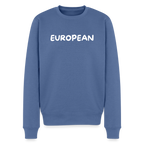 "EUROPEAN" - Männer Premium Pullover - stone blue